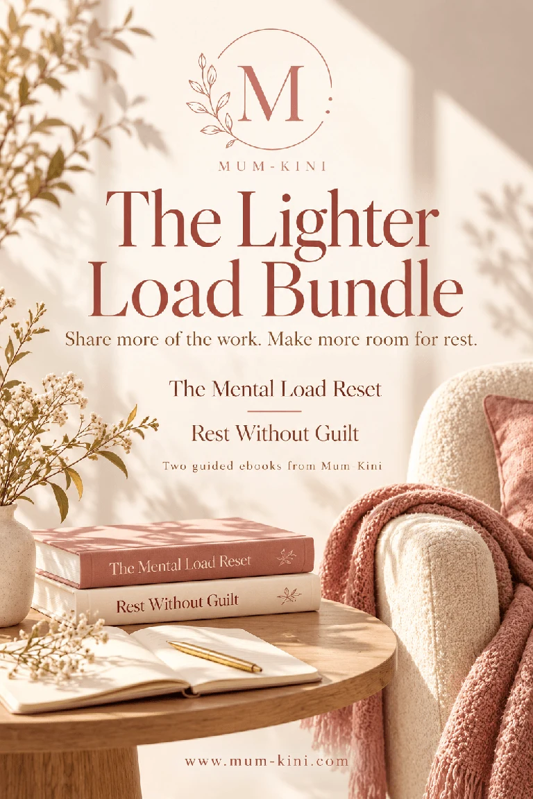 The Lighter Load Bundle cover: The Mental Load Reset and Rest Without Guilt